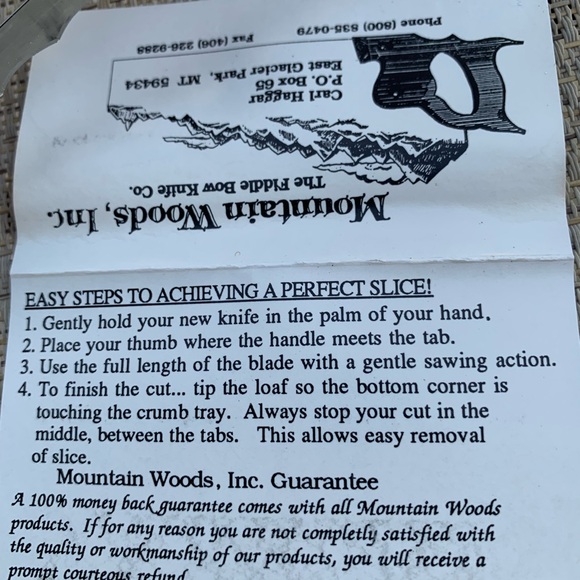 Vintage Bread Knife Crafted From Wood and Famous for Use Cutting Loaves of Bread - Picture 9 of 9